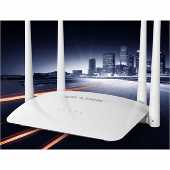 Маршрутизатор LB-Link BL-WR450H WiFi Роутер для дому 4-й антени по 5 mBi Білий