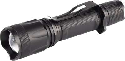 Фонарь ручной аккумуляторный Quantum Techno QM-FL1010-18650/1500-PB 10W LED с USB Черный (4771129046571)