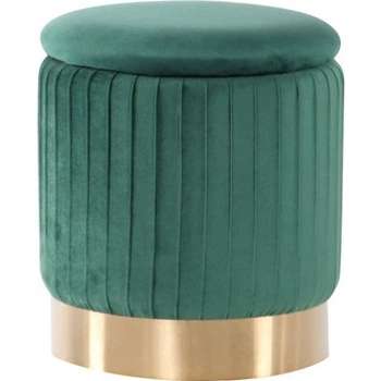 Пуф Little Monte AMF Green/Golden (м'який/сталь/тканина Велюр) (547491)