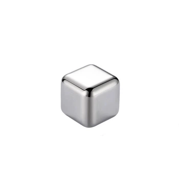 Кубики для виски и других напитков металлические Серебро Whiskey Stones SILVER 1 шт