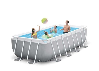 Каркасный бассейн Intex 6836 л 400x200x100 см ПВХ Серый (IP-171247)