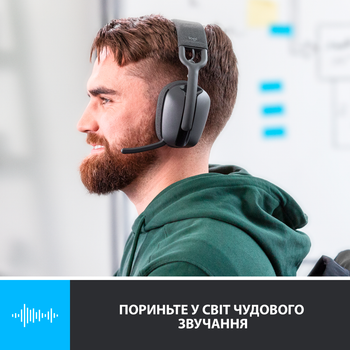 Наушники Logitech Zone Vibe 125 Wireless Headphones Graphite (981-001126)