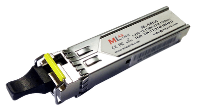 Модуль MlaxLink оптический одноволоконный SFP-WDM-03 км-1550/1310 нм-1,25 Гб/с LC