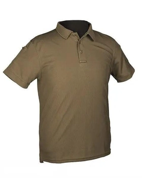 Тактическая футболка летняя поло, футболка ЗСУ Олива MIL-TEC L