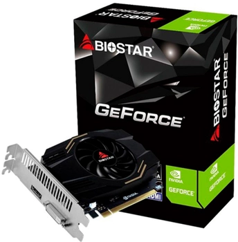 Видеокарта Biostar PCI-Ex GeForce GT 1030 4GB GDDR4 (64bit) (1152/2100) (DVI, HDMI) (VN1034TB46)