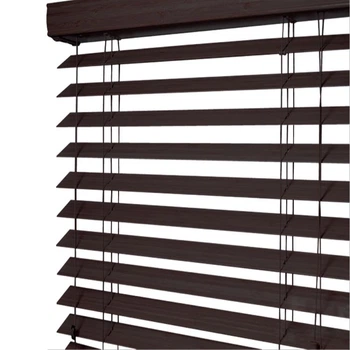 Жалюзи на окно Wenster Bamboo Wenge 25 мм горизонтальные деревяные 40х160 см Коричневый (3337419580)