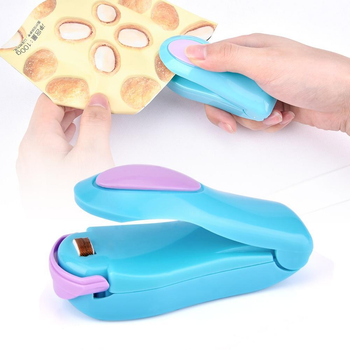 Ручний запайщик пакетів Portable Mini Sealing Blue