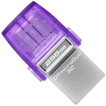 Флеш память USB Kingston DataTraveler MicroDuo 3С Gen3 256GB USB-A+USB-C (DTDUO3CG3/256GB)