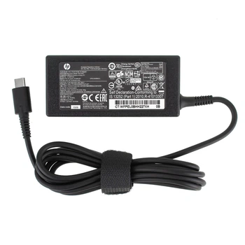 Блок живлення для ноутбука HP USB‑C (Type‑C) 45W, чорний — без кабелю живлення