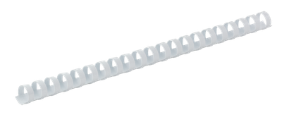 Пружины пластиковые Buromax 16мм белый 100шт (BM.0505-12)
