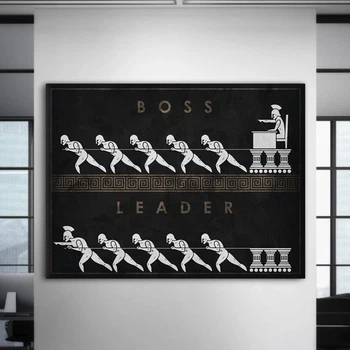 Картина Холстович Boss Leader 45x60 см. Картина Босс Лідер для офісу чи кабінету.
