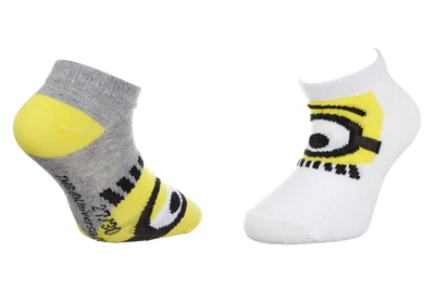 Носки Minions Socks 2-pack 27-30 gray/white 36775-1
