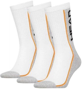 Носки Head Performance Crew 3-pack 35-38 white/gray 781011001-062