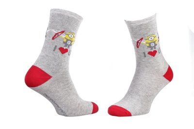 Носки Minions Minion Wings Arrows 1-pack 36-41 light gray 13890131-6
