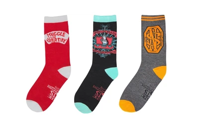 Носки Fantastic Beasts Newt Scamander 3-pack 36-40 red/black/gray
