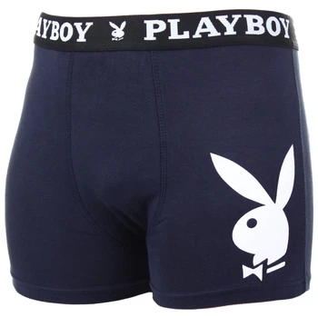 Труси-боксери Playboy Men's Underwear Classic 1-pack L blue ANNYA-0309