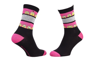 Шкарпетки Minions Stripes On Shaft Minion 1-pack 36-41 black 13890131-7