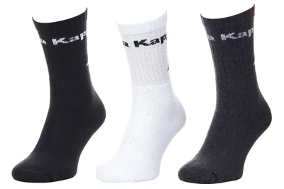 Носки Kappa Socks Logo Saboya 3-pack 39-42 black/white 304MT00-909