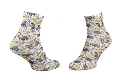 Носки Minions Minions All Over De Minions Coeur 1-pack 36-41 white 17890635-4