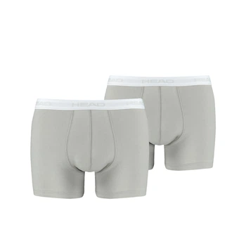 Трусы-боксеры Head Basic Boxer 2-pack ligth S ligth gray 841001001-400
