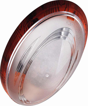 Светильник настенно-потолочный пластиковый HOROZ ELECTRIC «Нинова» 1*60 орех