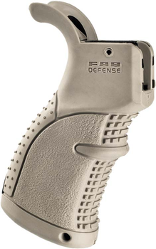 Рукоятка пістолетна прогумована FAB Defense AGR-43 для AR-15 Coyote Tan (24100068)