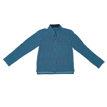 Блуза з довгим рукавом для дівчинки Agatha Katra XM-31217 140 см Синій Бірюзовий