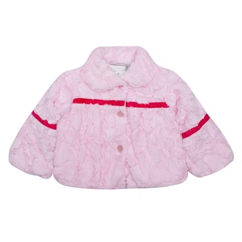Кофта Меховушка для девочки Hawk Kids R2 80 см Розовый