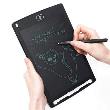 Графічний планшет UKС Kids With Pen 8" (з пером, дитячий, для записів та малювання) - Чорний