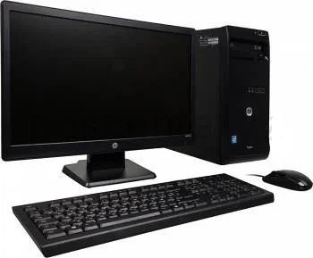 Компьютер в сборе, Intel Core i7 4770, до 3.9 гГц, RAM 16 ГБ, HDD 500 ГБ, видео 1 ГБ, монитор 22" Б/У