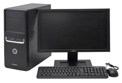 Компьютер в сборе, Intel Core i7 3770, до 3.9 гГц, RAM 8 ГБ DDR3, HDD 500 ГБ, SSD 120 ГБ, монитор 19" 16:9 Б/У