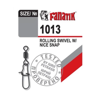Застежка с вертлюгом Fanatik № 7 арт 1013-7
