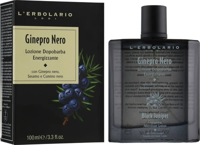 Лосьон после бритья "Черный Можжевельник" - L'Erbolario Black Juniper Energising Aftershave Lotin 100ml (349507-35800)