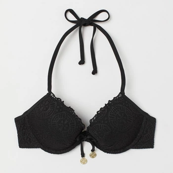 Верхня частина купальника H&M 559607 80A Чорна (KAY2000001302828)