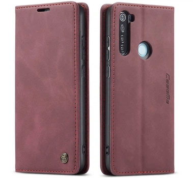 Чехол книжка с магнитом CaseMe Xiaomi Redmi Note 8 Wine (27373-42)