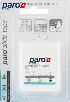 Зубна нитка тефлонова - Paro Swiss Glide-Tape (122689-31020863)