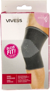 Бандаж для коліна Vivess L Gray 1 шт (R3-110003_сірий_L)