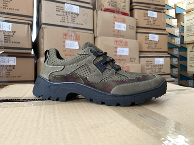 Тактичні камуфляжні кросівки під форму для ЗСУ армійські олива 46 31 см (11110857)