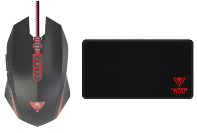 Мышь Patriot Viper V530 Black (PV530OULK) USB + Игровая поверхность Patriot Viper Gaming Large (PV150C2K)