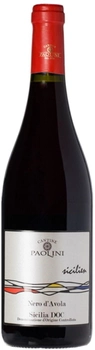 Вино Paolini Nero D'Avola Sicilia DOC красное сухое 0.75 л 12% (8017437001304)