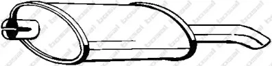Глушитель Bosal задний Opel ASTRA F 91-96 (BO0162) (185-999)