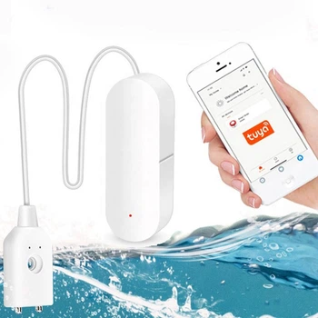 Датчик утечки воды, уровня воды Tuya Smart Leakage Sensor с оповещением на мобильный телефон