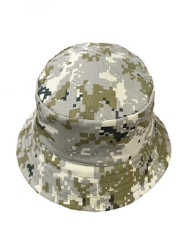 Тактическая панама пиксель камуфляжная армейская для всу размер 56-58