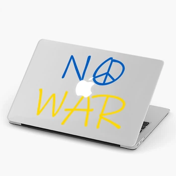Чехол пластиковый патриотический для Apple MacBook Air 13 A1932 / A2179 / A2337 Нет войне макбук про case hard cover