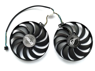 Вентилятор для видеокарты ASUS RX 5500 XT Strix RX 5600 XT 5700 XT Dual Everflow T129215SU (FDC10U12S9-C PLD10010S12HH) комплект 2 шт (№329.05)