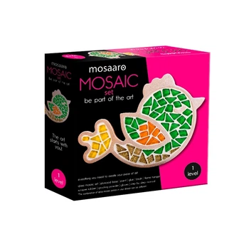 Стеклянная мозаика Mosaaro Bird Птичка 145*214мм (MA1005)