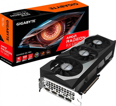 Видеокарта AMD Radeon RX 6800 16GB GDDR6 Gaming OC Gigabyte (GV-R68GAMING OC-16GD)