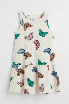 Сукня бежева Метелики H&M 98-104см (40005881)