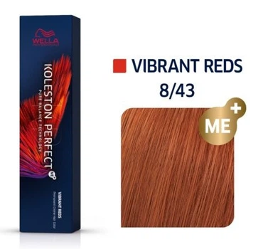 Фарба для волосся Wella Koleston ME+ 8/43 Світлий блонд мідно-золотистий 60 мл