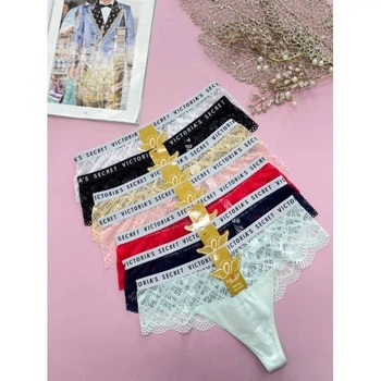 Женские трусики стринги Lavolle 4XL однотонные 2234 - 7 шт